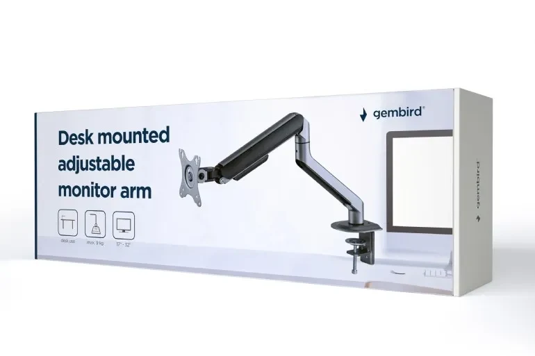 Suport reglabil pentru monitor cu montare de masa17”-32”, Gembird MA-DA1-05 10