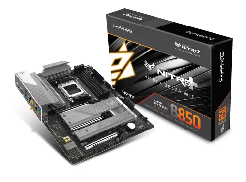 Placa de baza SAPPHIRE NITRO+ B850A WIFI 7/ AM5 / B850 / DDR5 / ATX