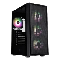 Carcasa 1STPLAYER GO6 / w/oPSU / Side-Window / 4 x FS7 / ATX / Black
