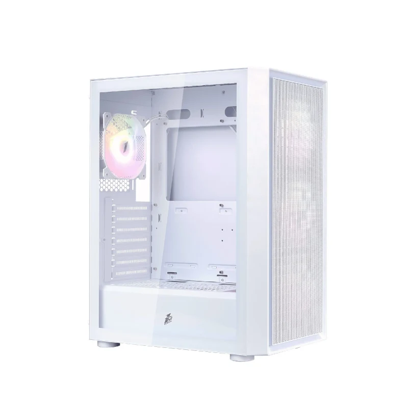 Carcasa 1STPLAYER GO6 / w/oPSU / Side-Window / 4 x FS7 / ATX / White 2
