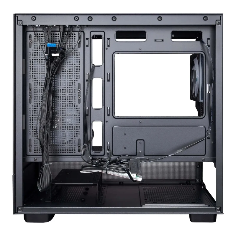 Carcasa 1STPLAYER Mi5 / no PSU / Side-Window / 3x120mm / mATX / Black 5
