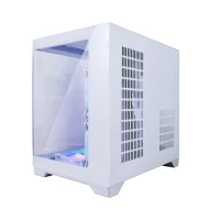 Carcasa 1STPLAYER MV5-TP / no PSU / Side-Window / 7x120mm / mATX / White 4
