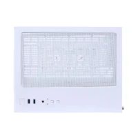 Carcasa 1STPLAYER MV5-TP / no PSU / Side-Window / 7x120mm / mATX / White 6