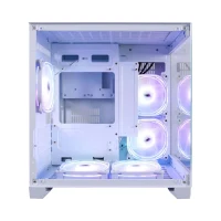 Carcasa 1STPLAYER MV5-TP / no PSU / Side-Window / 7x120mm / mATX / White 3