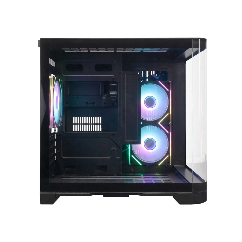 Carcasa 1STPLAYER UV5 / no PSU / Side-Window / 3x120mm / mATX / Black 4
