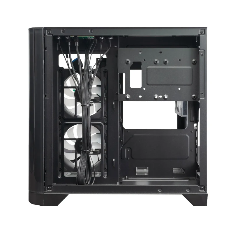 Carcasa 1STPLAYER UV5 / no PSU / Side-Window / 3x120mm / mATX / Black 5