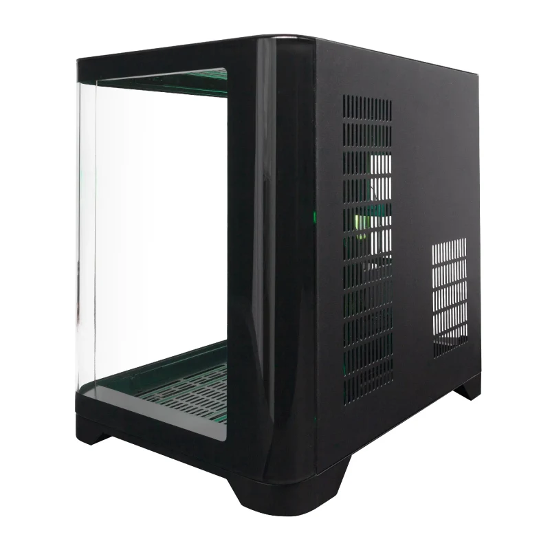 Carcasa 1STPLAYER UV5 / no PSU / Side-Window / 3x120mm / mATX / Black 3