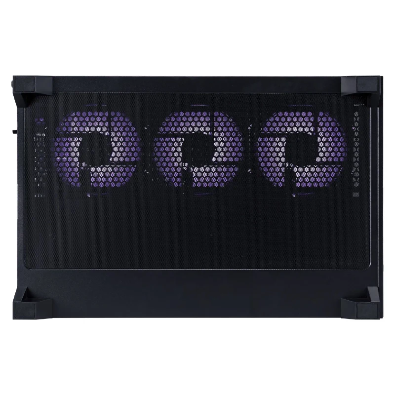 Carcasa 1STPLAYER MV8-TP / no PSU / Side-Window / 7x120mm / ATX / Black 7