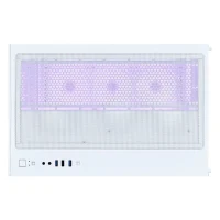 Carcasa 1STPLAYER MV8-TP / no PSU / Side-Window / 7x120mm / ATX / White 7