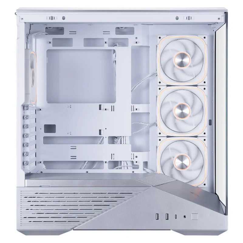 Carcasa 1STPLAYER GM7 / w/oPSU / Side-Window / 3x120mm / ATX / Silver 5