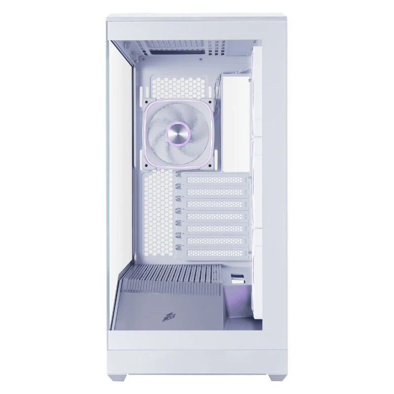 Carcasa 1STPLAYER GM7 / w/oPSU / Side-Window / 3x120mm / ATX / Silver 3