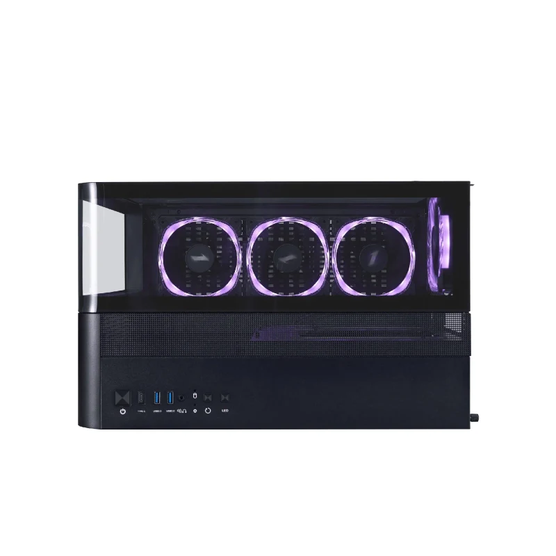 Carcasa 1STPLAYER RT7 / no PSU / Side-Window / 4x120mm / ATX / Black 4