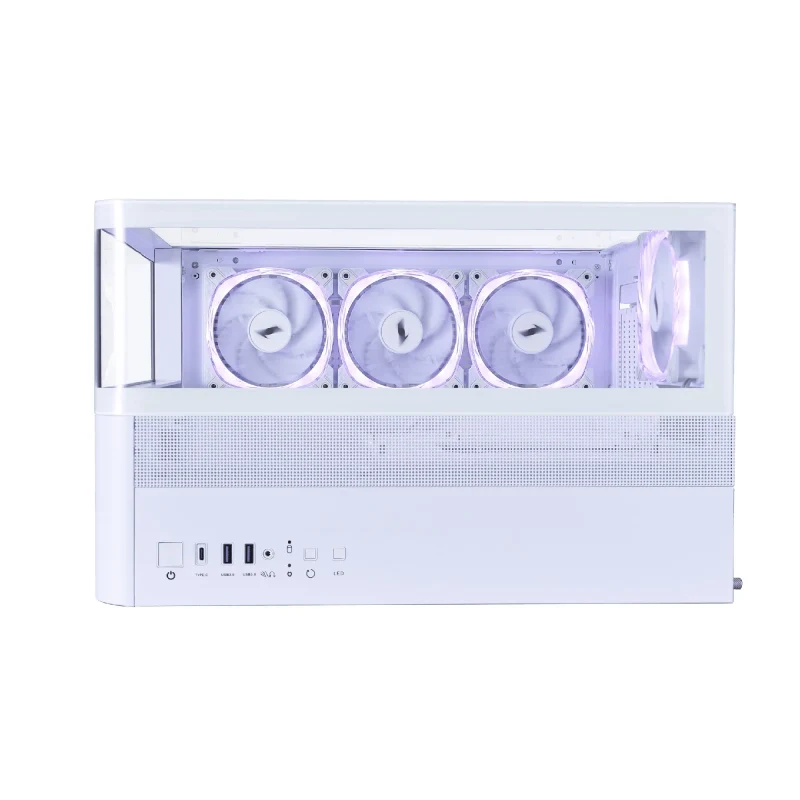 Carcasa 1STPLAYER RT7 / no PSU / Side-Window / 4x120mm / ATX / White 3
