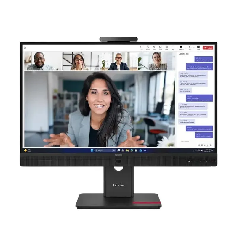 27" Monitor Lenovo T27QD-4v, IPS 2560x1440 WQHD, Eclipse Black 4