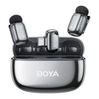 Portable Recording Microphone Boya Mini 2-02, Wireless, Silver 5