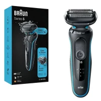 Men's Electric Shaver Braun 51-M1000s, Black | Blue 4
