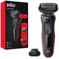 Men's Electric Shaver Braun Series 5, Black/Red 3