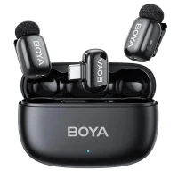 Portable Recording Microphone Boya mini 2-02, Wireless, Black 6