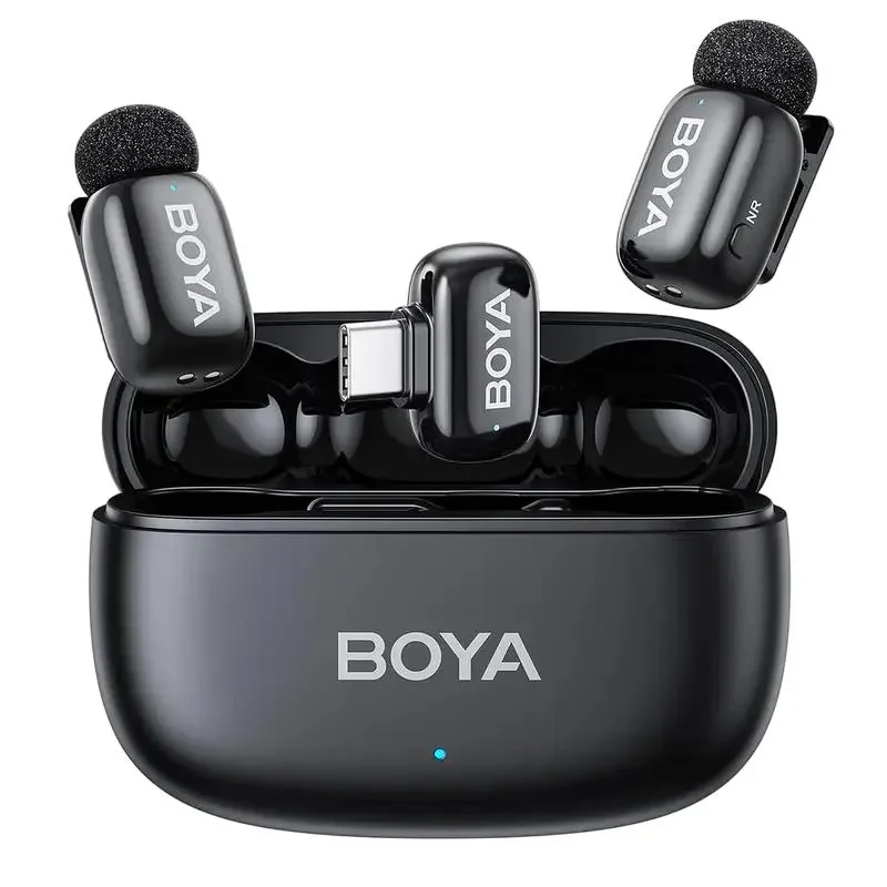 Portable Recording Microphone Boya mini 2-02, Wireless, Black 6