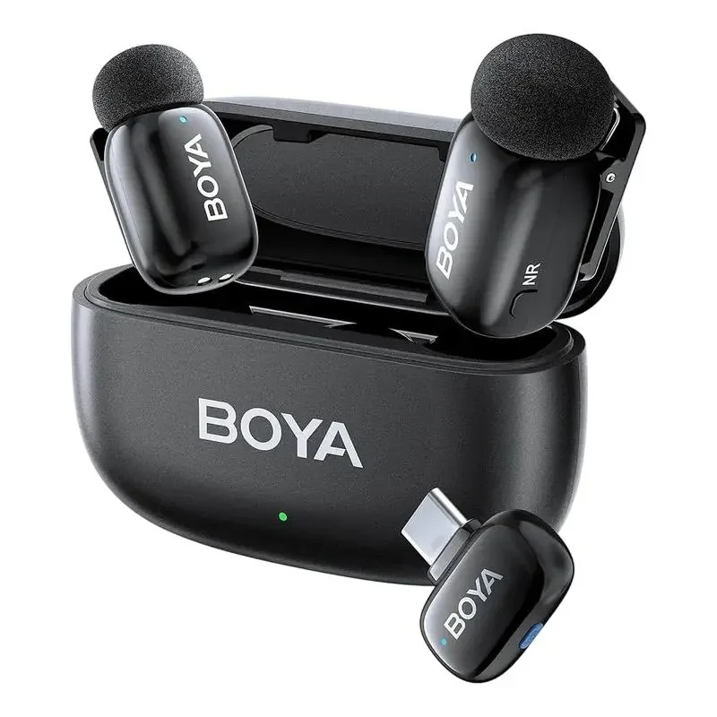 Portable Recording Microphone Boya mini 2-02, Wireless, Black 3