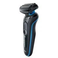 Men's Electric Shaver Braun 51-B1000s, Black | Blue 2