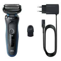 Men's Electric Shaver Braun 51-B1000s, Black | Blue 3