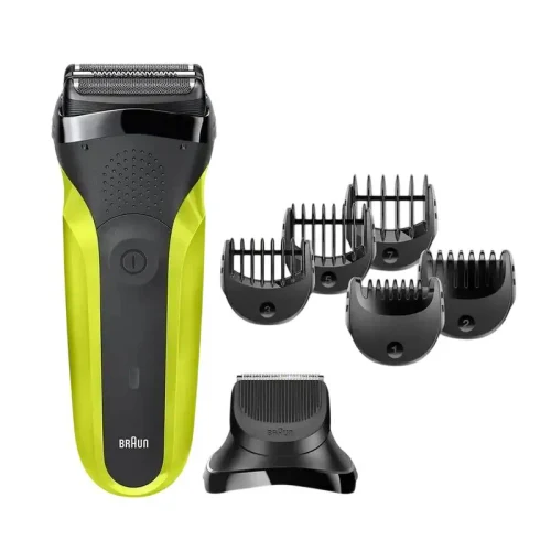 Men's Electric Shaver Braun 300BT, Black | Green