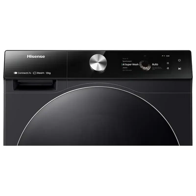 Washing machine Hisense WF7S1247BB, 12kg, Black 5