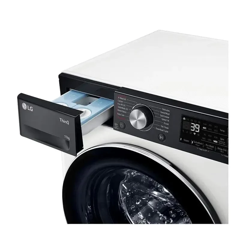 Washing machine LG F4WR711S3HA, 11kg, White 10