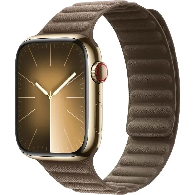 Watch Strap Apple Watch 45mm Magnetic Link, Polyester, Medium, Taupe 3