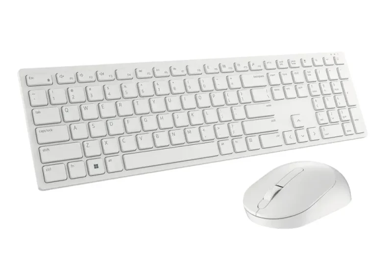 Keyboard & Mouse Kit DELL KM5221W, Wireless, White 4