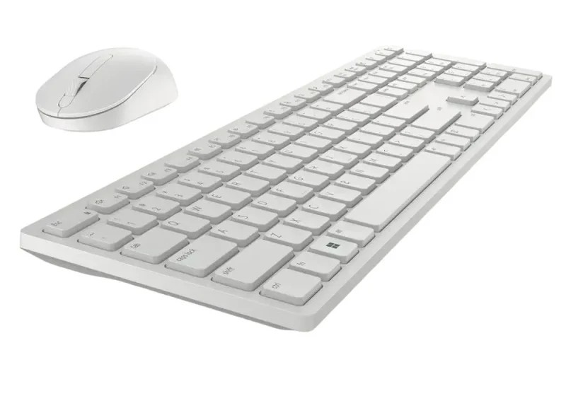 Keyboard & Mouse Kit DELL KM5221W, Wireless, White 2