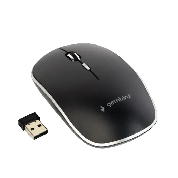 Wireless Mouse Gembird MUSW-4B-01, Black 2