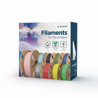 Gembird TPE flexible filament, Black, special thermopolymer allows to obtain materials similar to rubber, 1.75mm, 1kg 3