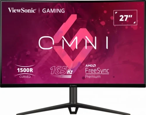 27.0” Monitor Gaming VIEWSONIC VX2718-2KPC-MHDJ/ 2K/ Curved/ 1ms/ 165Hz/ Black