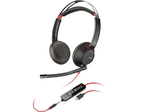 Casti Poly Blackwire 5220/ USB-C/A/ Black