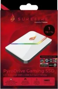 2.5” SSD Gaming Extern Verbatim Surefire PyroDrive / 1TB / USB 3.2 Gen1 / White 5