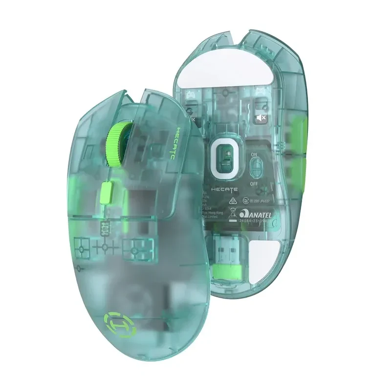 Mouse pentru jocuri fara fir tri-mode Edifier HECATE G3M PRO Transparent Green 6