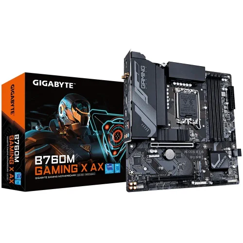 Placa de baza GIGABYTE B760M GAMING X AX / 1700 / B760 / DDR5 / mATX