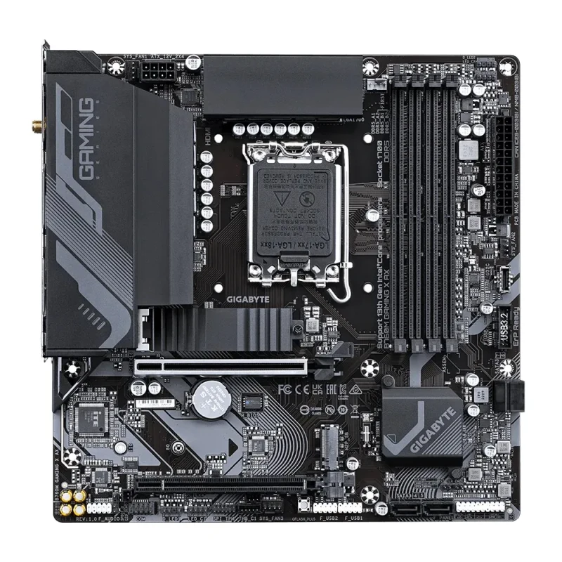 Placa de baza GIGABYTE B760M GAMING X AX / 1700 / B760 / DDR5 / mATX 2
