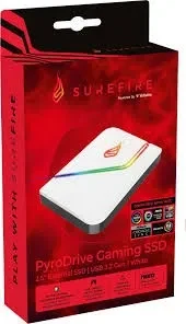 2.5” SSD Gaming Extern Verbatim Surefire PyroDrive / 2TB / USB 3.2 Gen1 / White 5