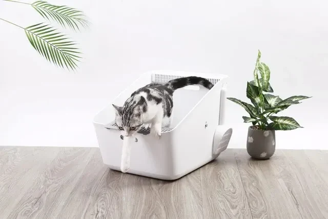 Litiera pentru pisici Petkit Pura/ 507*374*350mm/ white 6