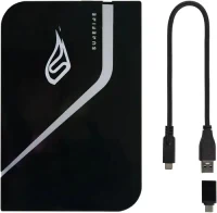 2.5” SSD Gaming Extern Verbatim Surefire PyroDrive / 2TB / USB 3.2 Gen1 / Black 4