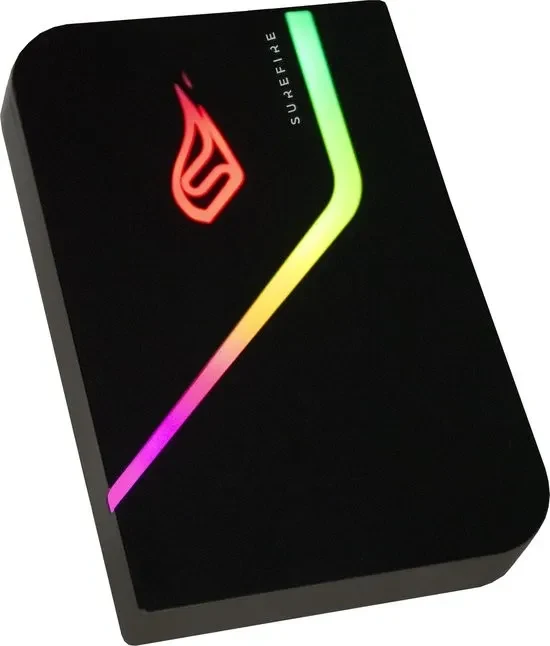 2.5” SSD Gaming Extern Verbatim Surefire PyroDrive / 2TB / USB 3.2 Gen1 / Black 2