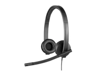 Casti Logitech H570e / Stereo / USB-C / Black