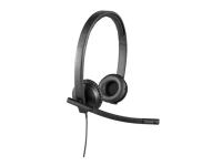 Casti Logitech H570e / Stereo / USB-C / Black 2