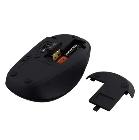 Mouse Wireless Trust Yvi+ Compact / 8m 2.4GHz Micro receiver / 1600dpi / Black 4