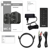 Boxe 2.0 SVEN MC-5 / 50W RMS, Bluetooth / USB / Grey 8