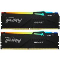 Memorie operativa Kingston FURY® Beast DDR5 RGB 5600 MHz 128GB (Kit of 2*64GB) 2