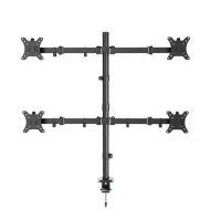 Suport reglabil de birou pentru 4 monitoare 13”-32”  Gembird MA-D4-01